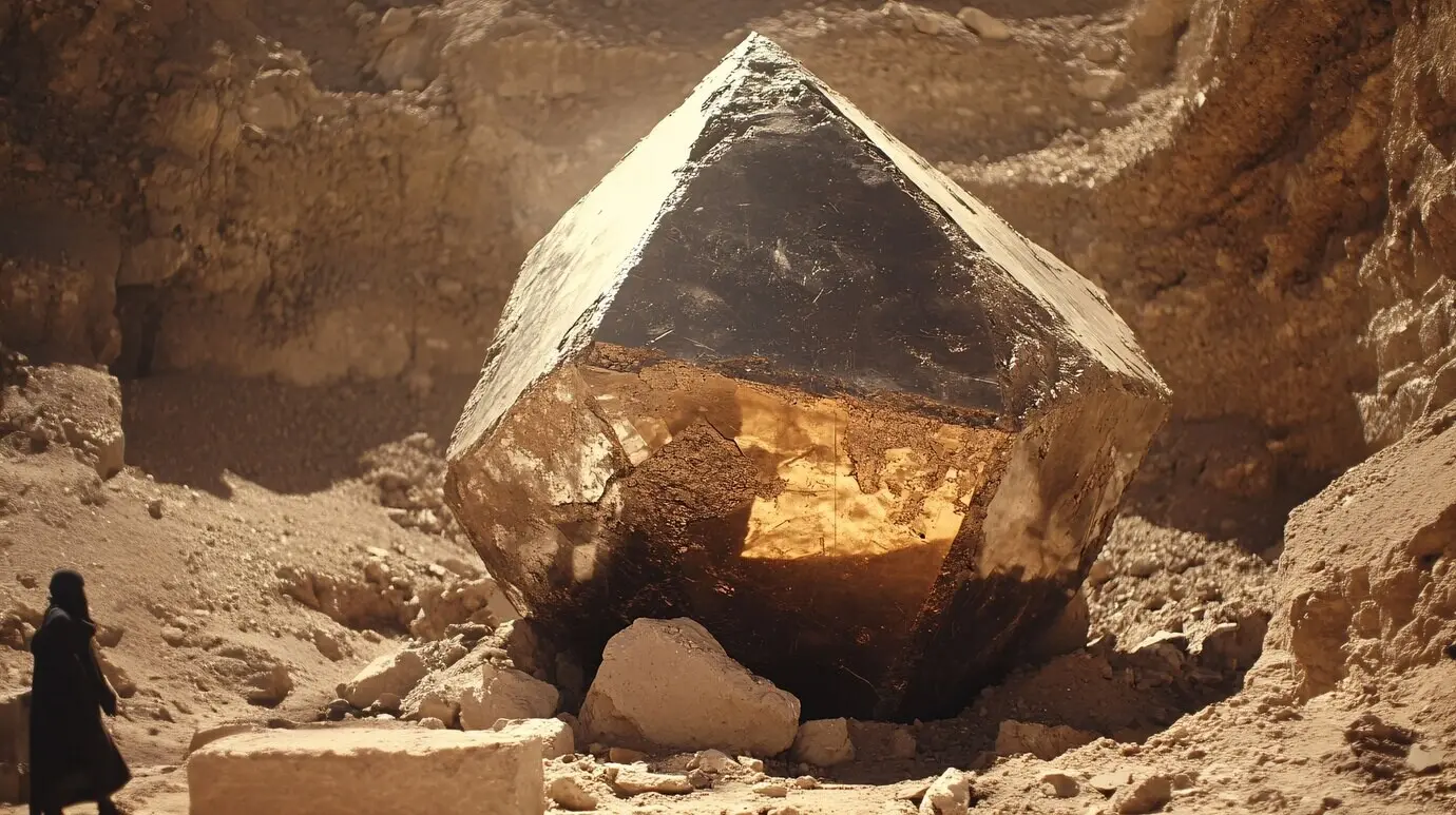 Archäologische Ausgrabungsstätte mit uralten Überresten und Entdeckungen